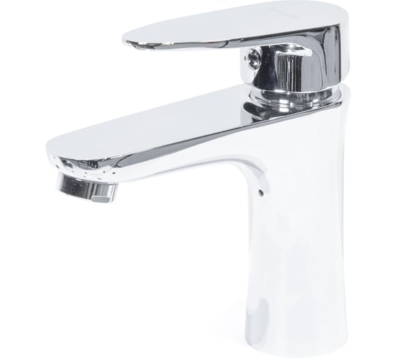 Изображение товара Смеситель для умывальника Damento BASIC LA03.01, шаровый, хром, излив короткий, п/г 016352