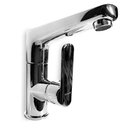 Изображение товара Смеситель для умывальника Damento UNIQUE LA03.01, шаровый, хром, излив короткий, п/г 016362