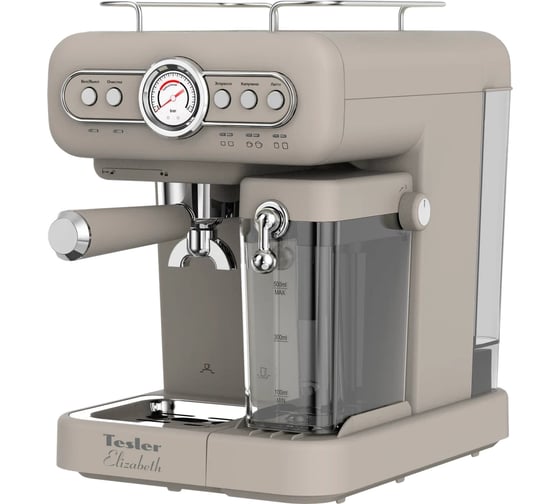 Изображение товара Кофеварка эспрессо TESLER ECM-250 SAND GREY 00000203196