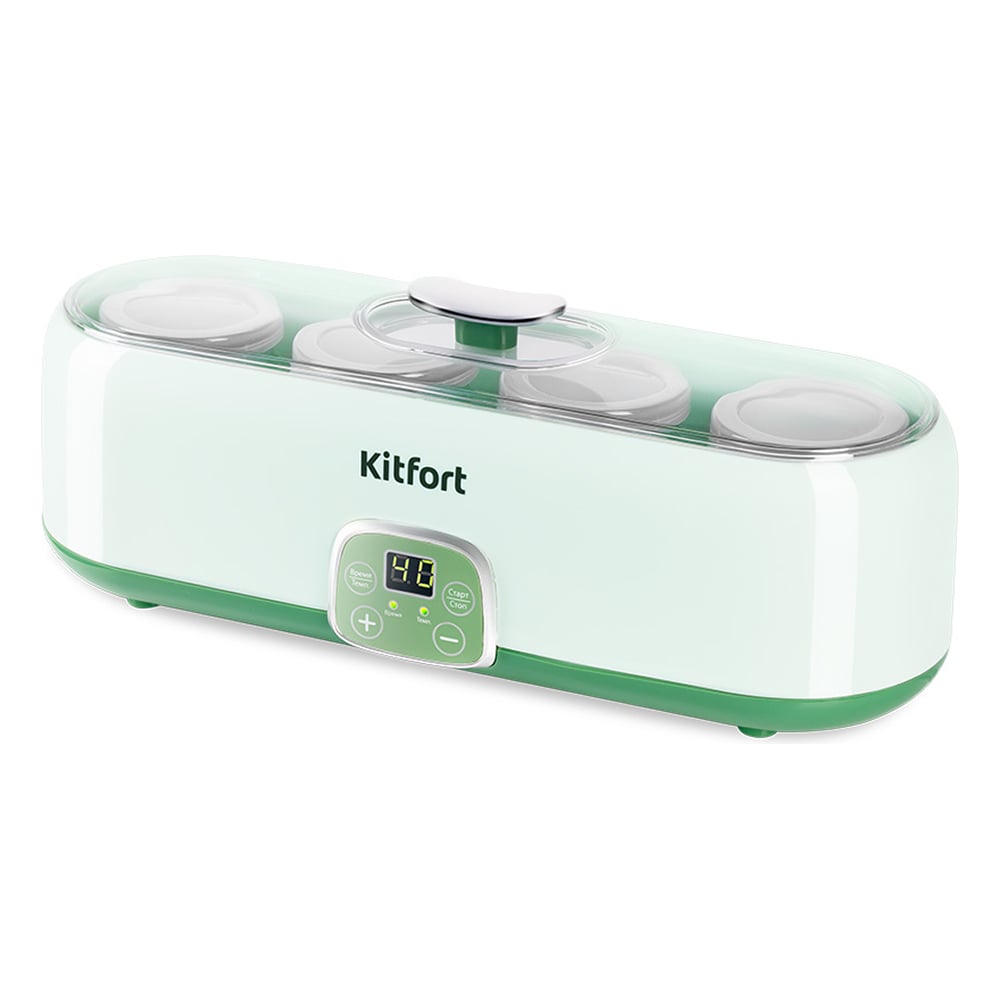 Изображение товара Йогуртница KITFORT КТ-6039 с 8 емкостями и таймером для домашнего йогурта