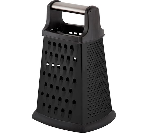 Изображение товара Терка четырехгранная Mallony GR-052-8, цвет: черный, высота 20 см (нерж.сталь, ТПР) 310875