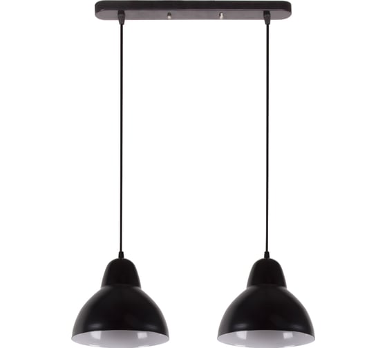 Изображение товара Светильник декоративный подвесной Apeyron 2хЕ27, мах 40Вт, 485х700х205мм, IP20, металл, чёрный, крепление планка, без лампы 16-67