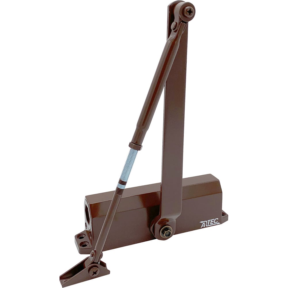 Изображение товара Дверной доводчик ATEC D162E-Br EN3/4 коричневый механизм для автоматического закрывания дверей