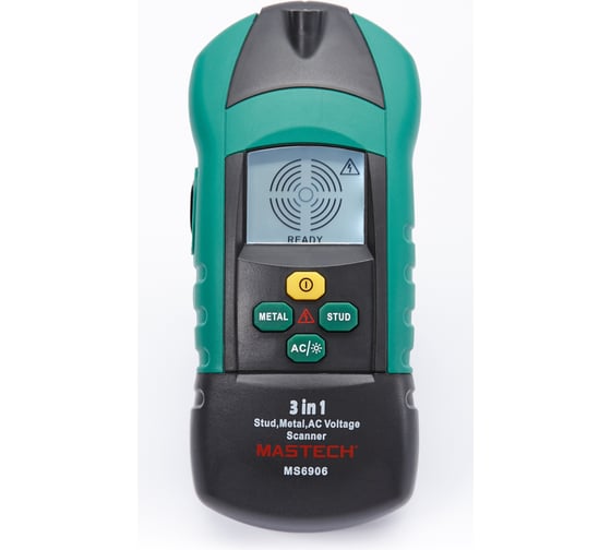 Изображение товара Детектор металла и скрытой проводки Mastech MS6906 M137