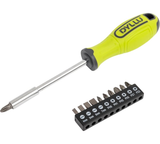 Изображение товара Набор отвертка с насадками DYLLU 25 мм, 12 шт. DTSS1612