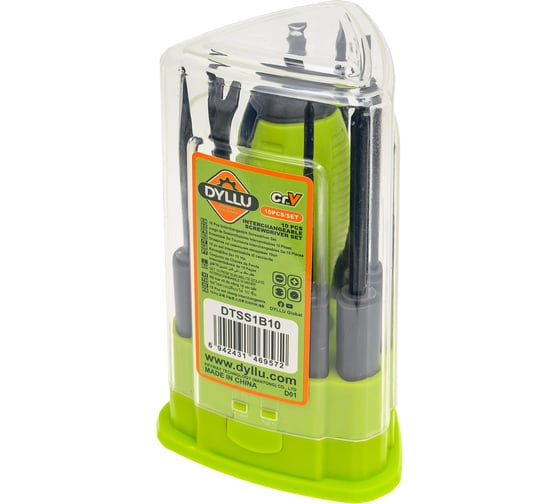 Изображение товара Набор отвертка с насадками DYLLU 65 мм, 10 шт. DTSS1B10