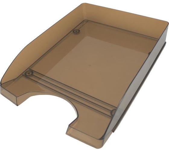 Изображение товара Лоток для бумаг Attache Line горизонтальный, прозрачный тонированный 1255284