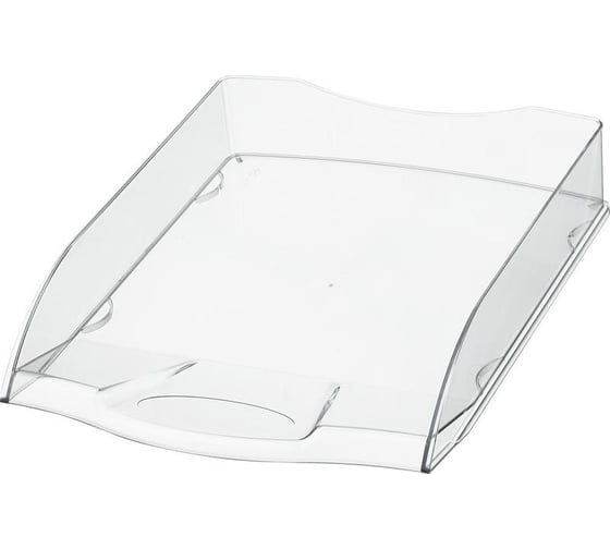 Изображение товара Лоток для бумаг Attache горизонтальный, прозрачный, 4 шт. 1271096
