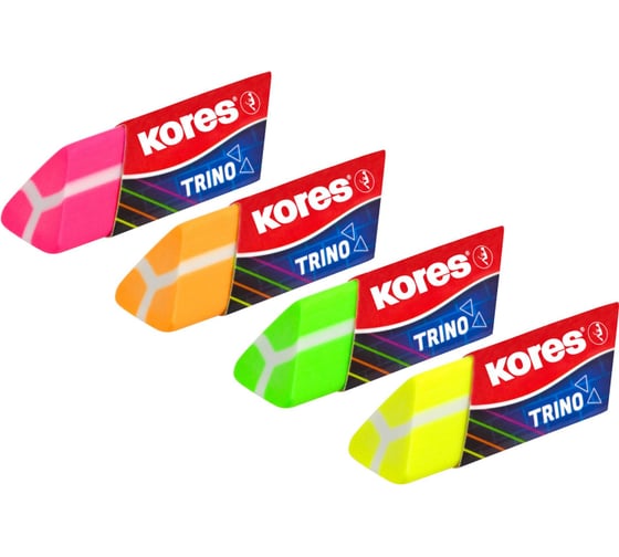 Изображение товара Треугольный ластик Kores 60x20x16 мм, 2 шт 1024204