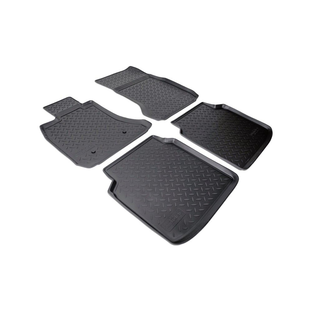 Изображение товара Коврики салонные UNIDEC для BMW 7 серии (F02, 2008-2015), полиуретановые, бортики, черные