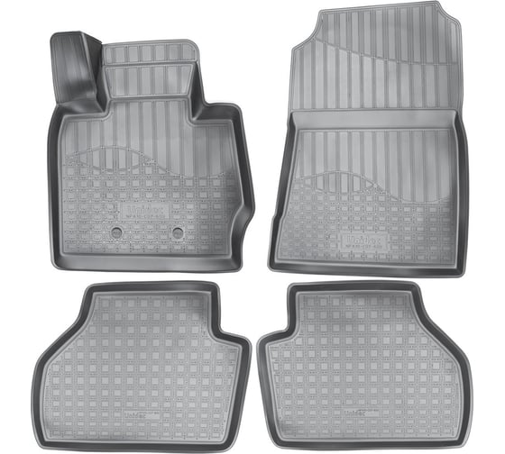 Изображение товара Коврики салонные UNIDEC для BMW X4 3D (2014-2017) NPA10-C07-600