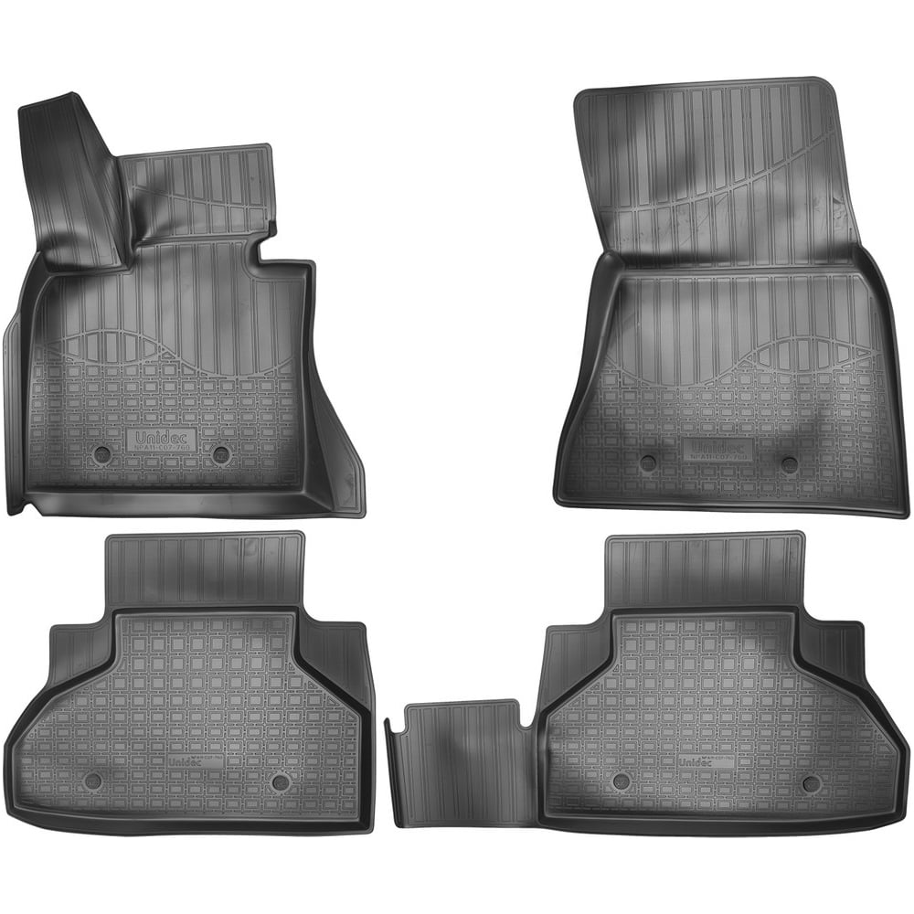 Изображение товара Коврики салонные UNIDEC для BMW X6 (F16/ F86M) 3D 2014-2020 черные
