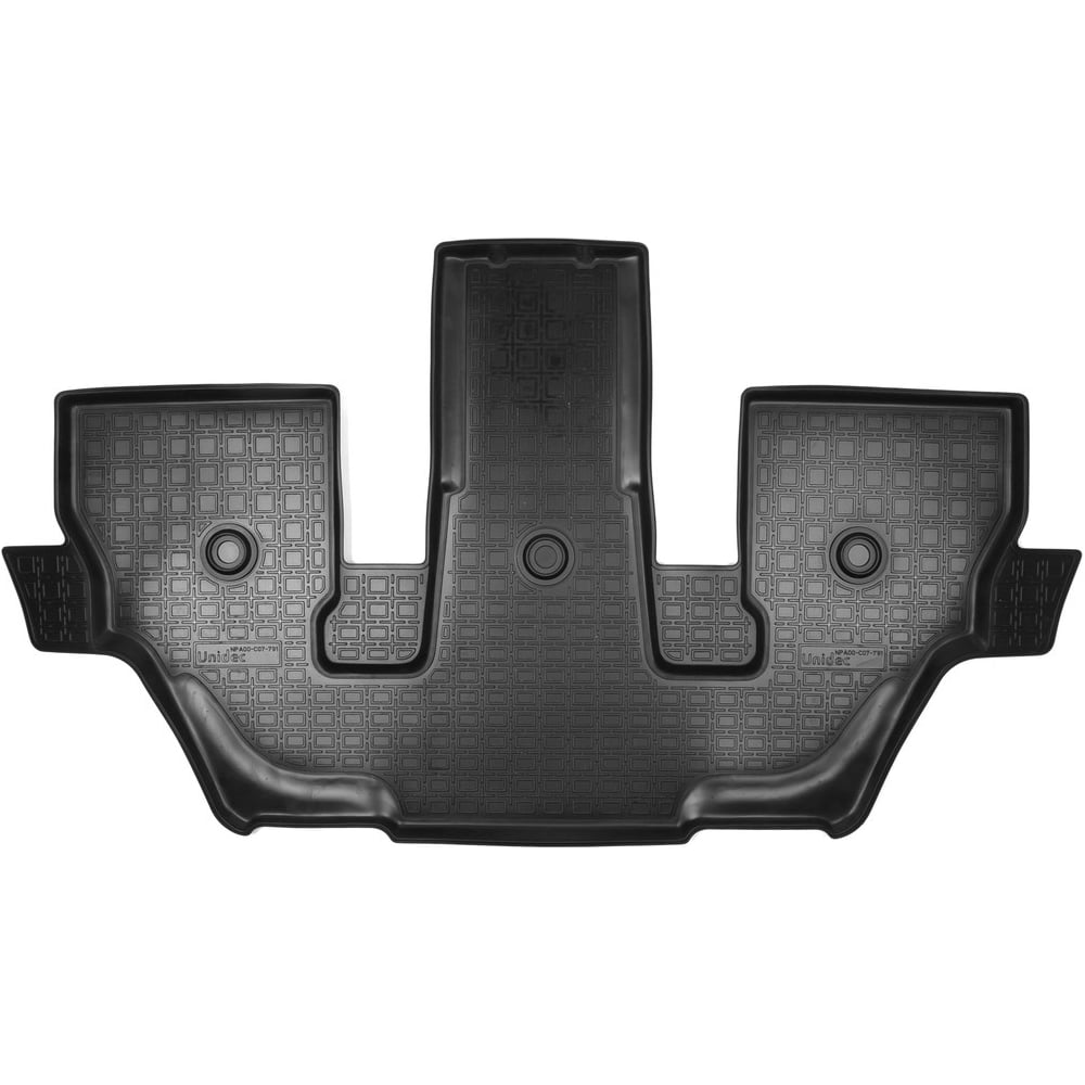 Изображение товара Коврики салонные UNIDEC для BMW X7 (G07) 2018 года с бортиками черные