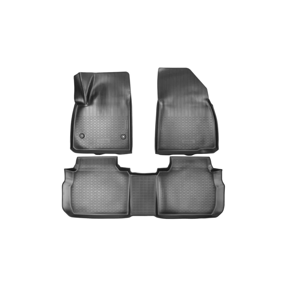 Изображение товара Коврики салонные UNIDEC для Cadillac XT6 3D 2019 черные