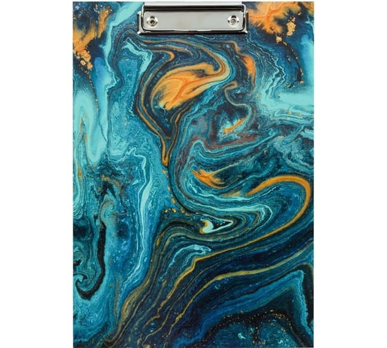 Изображение товара Папка-планшет с зажимом Attache Selection Fluid A4 синяя 1251194