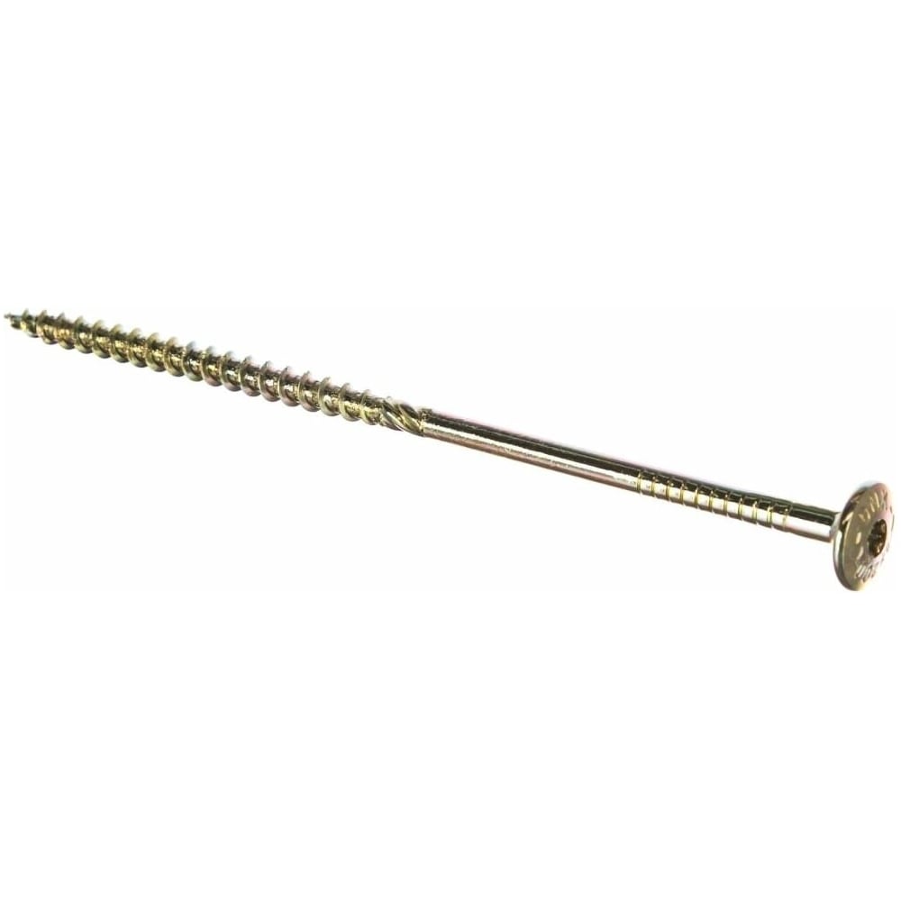 Изображение товара Саморез конструкционный универсальный Стройметиз 8x280 желтый пресс-шайба TX40