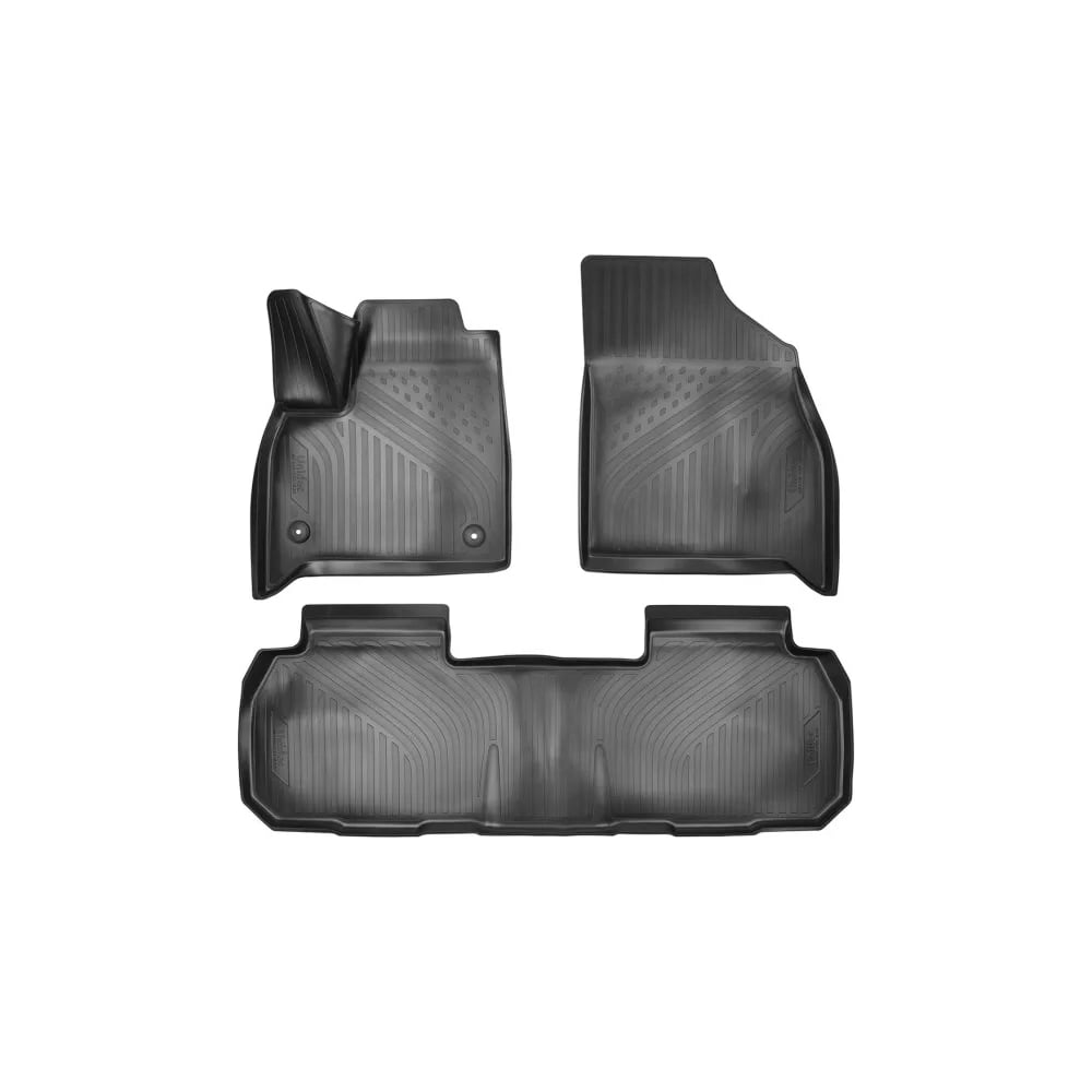 Изображение товара Салонные коврики UNIDEC для Chevrolet Traverse II 3D 2017 полиуретан бортики
