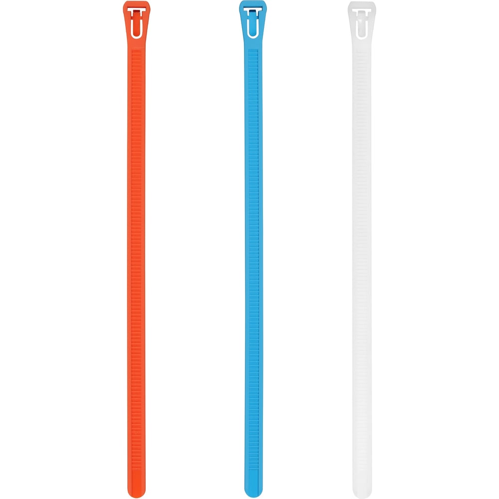 Изображение товара Многоразовая стяжка ЕВРОПАРТНЕР PRM 7,5х200 мм 15 шт разноцветные