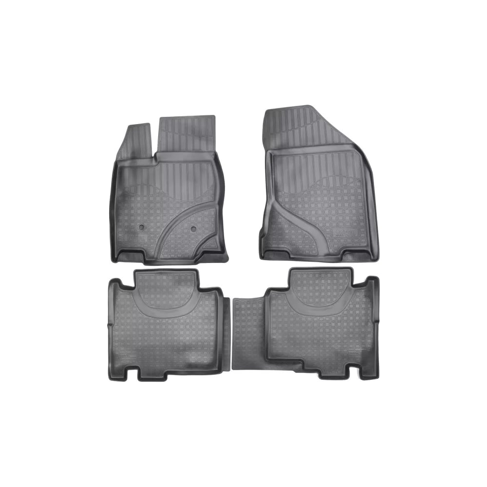 Изображение товара Коврики салонные UNIDEC для Ford Edge 2014 полиуретан бортики черные