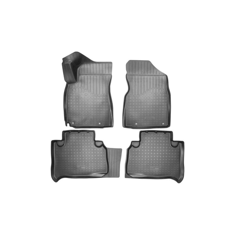 Изображение товара Коврики салонные UNIDEC для Geely Emgrand X7 3D 2018 полиуретан черный