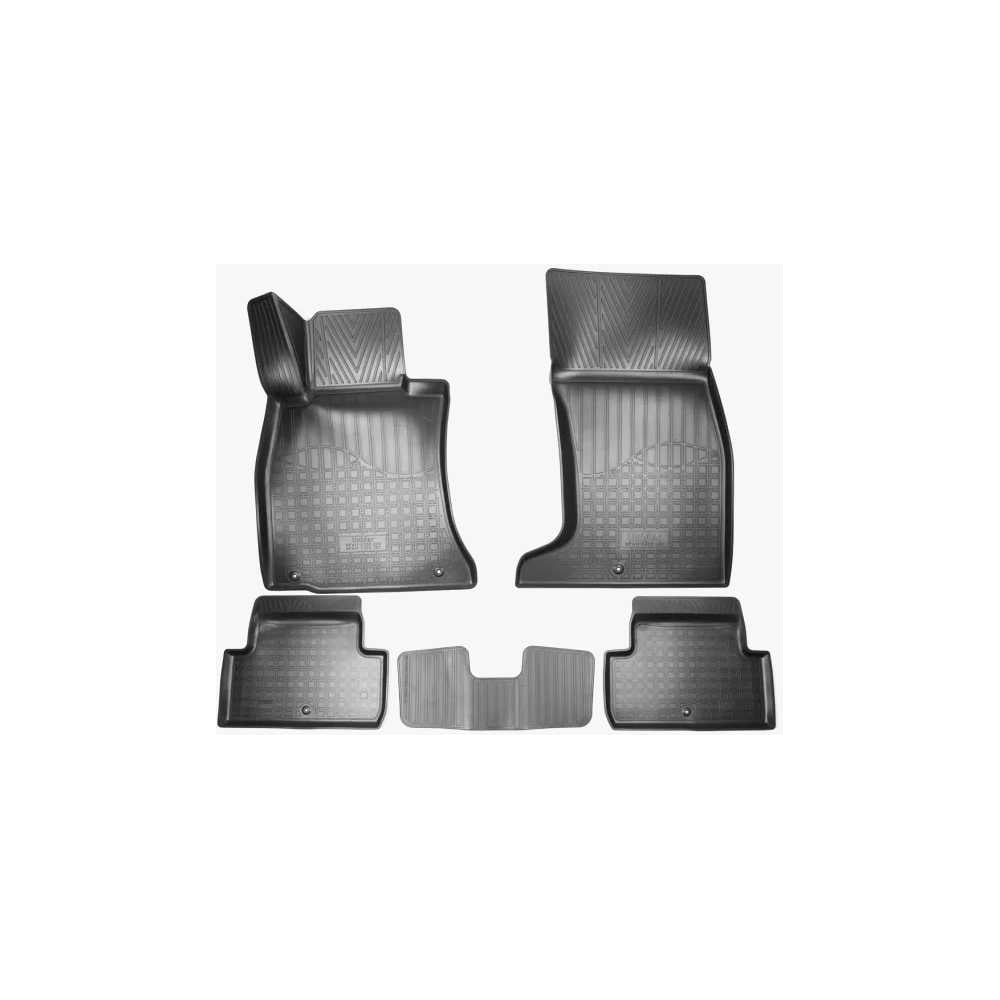 Изображение товара Готовый набор салонных ковриков UNIDEC для Genesis G70 2017 3D полный привод