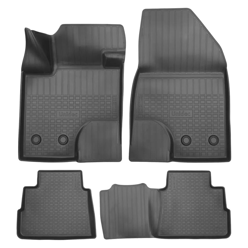 Изображение товара Коврики салонные UNIDEC для Haval H6 III 2021 3D полиуретан черные