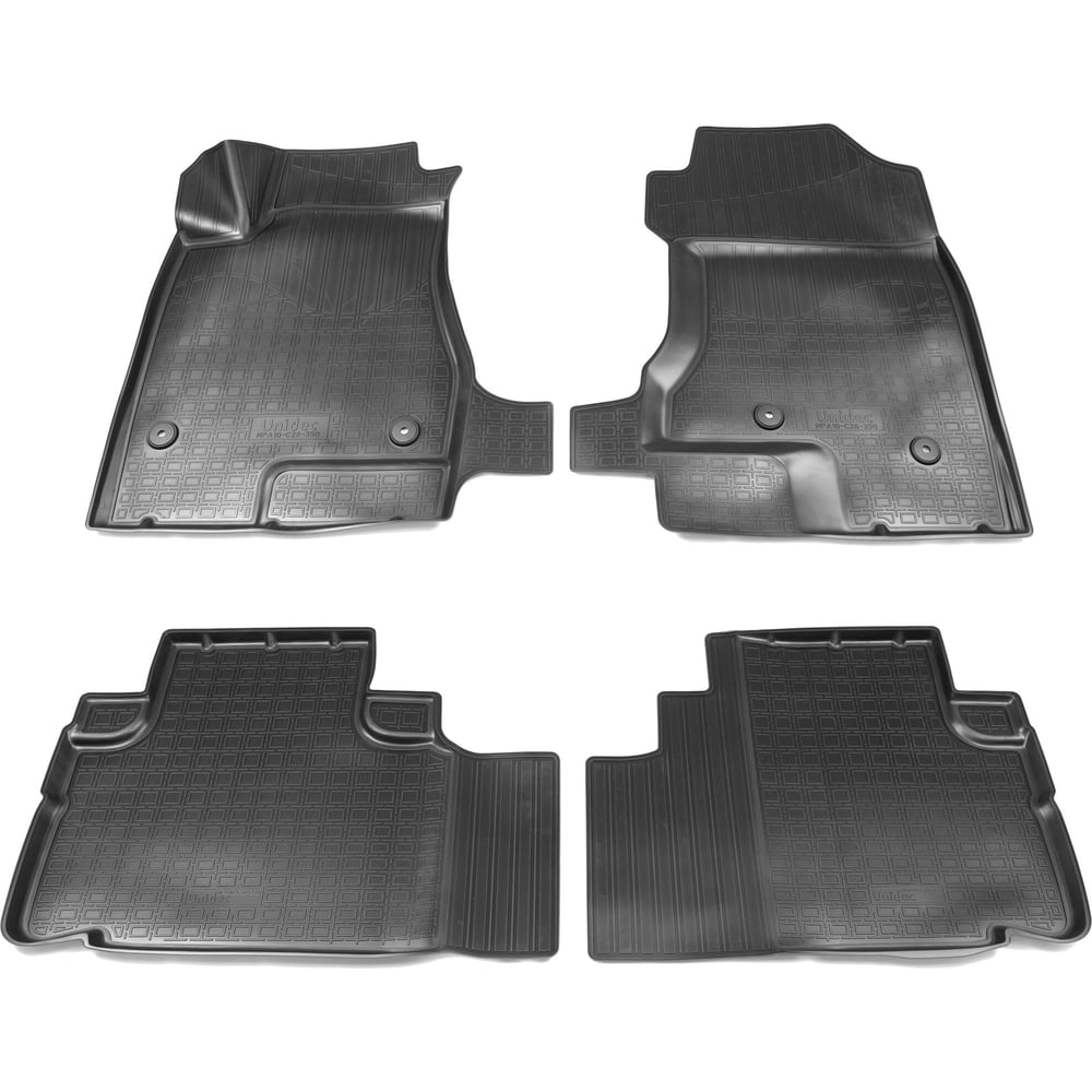 Изображение товара UNIDEC коврики салонные Haval Н6 3D 2014 полиуретан бортики черные