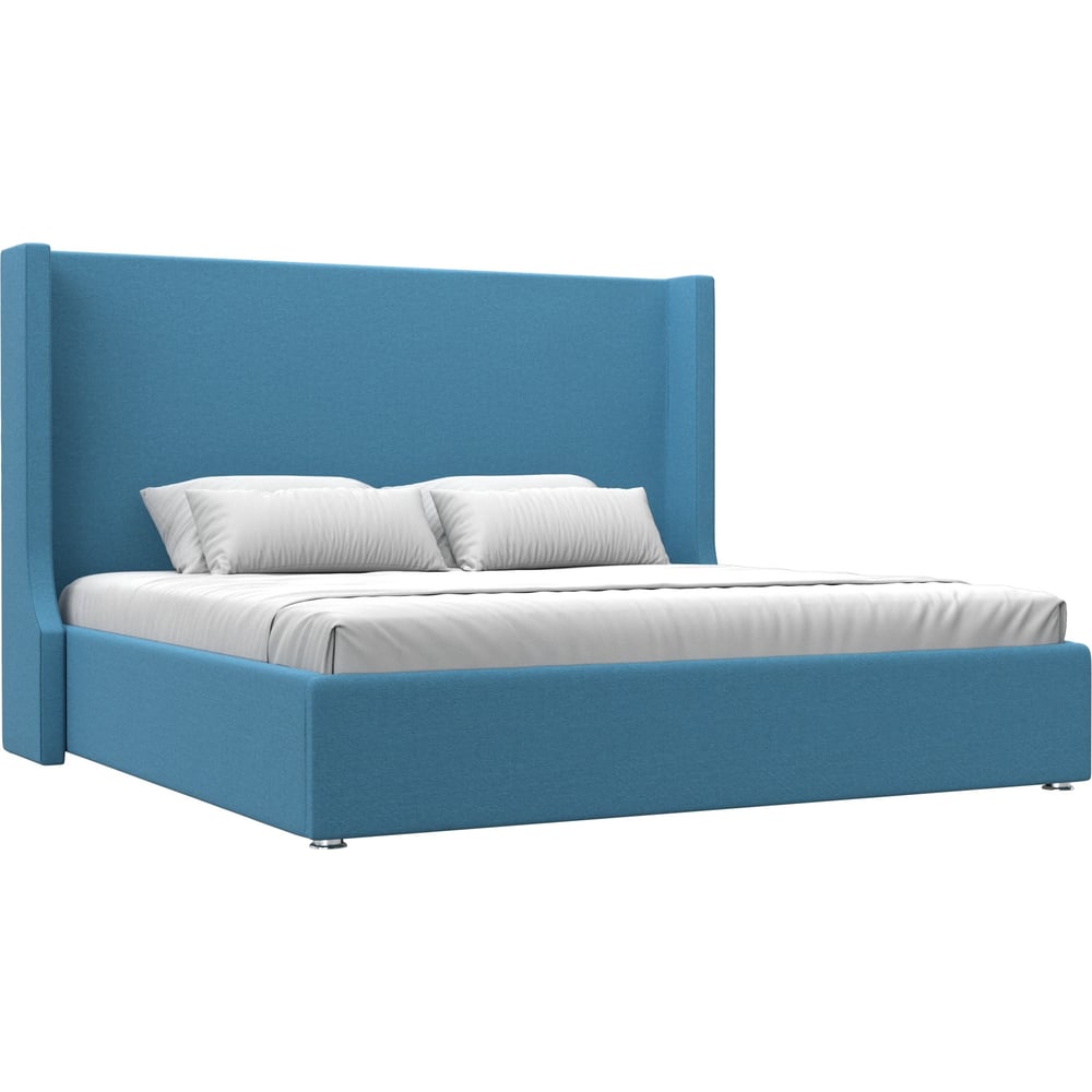 Изображение товара Интерьерная кровать Лига диванов Ларго 200 голубая современная с подъемным механизмом