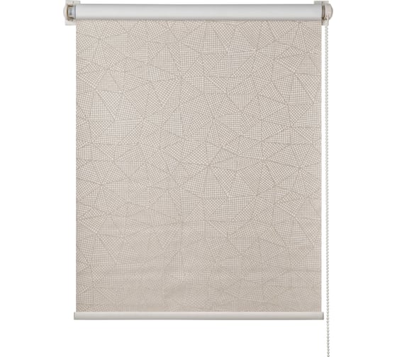 Изображение товара Миниролло ПраймДекор blackout 3D белое золото, 48х170 см 11048116