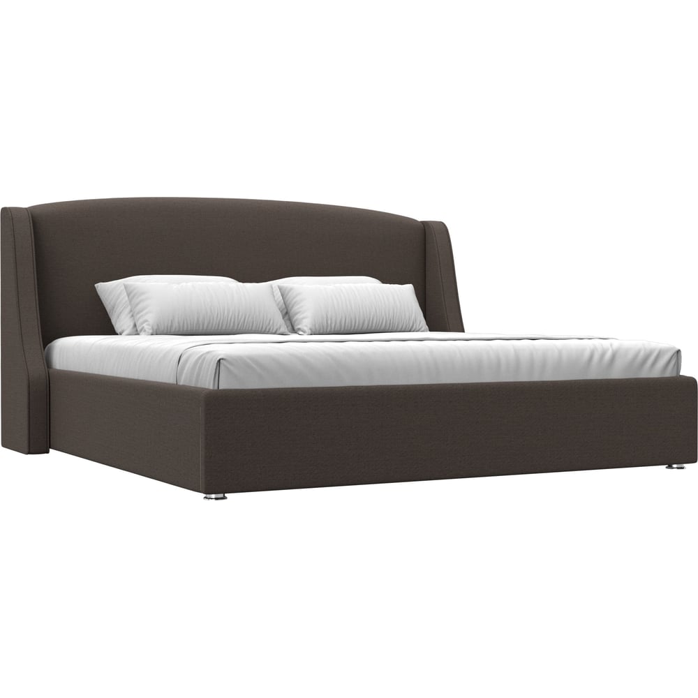 Изображение товара Интерьерная кровать Лига диванов Лотос 200 коричневая с подъемным механизмом