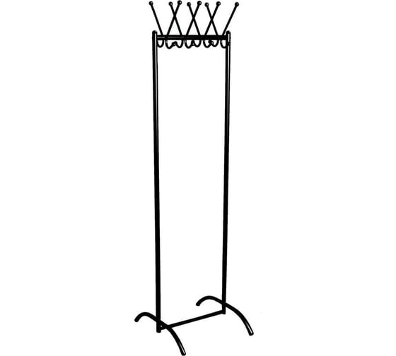 Изображение товара Гардеробная вешалка на 8 персон Attache КР-15 черная 115636
