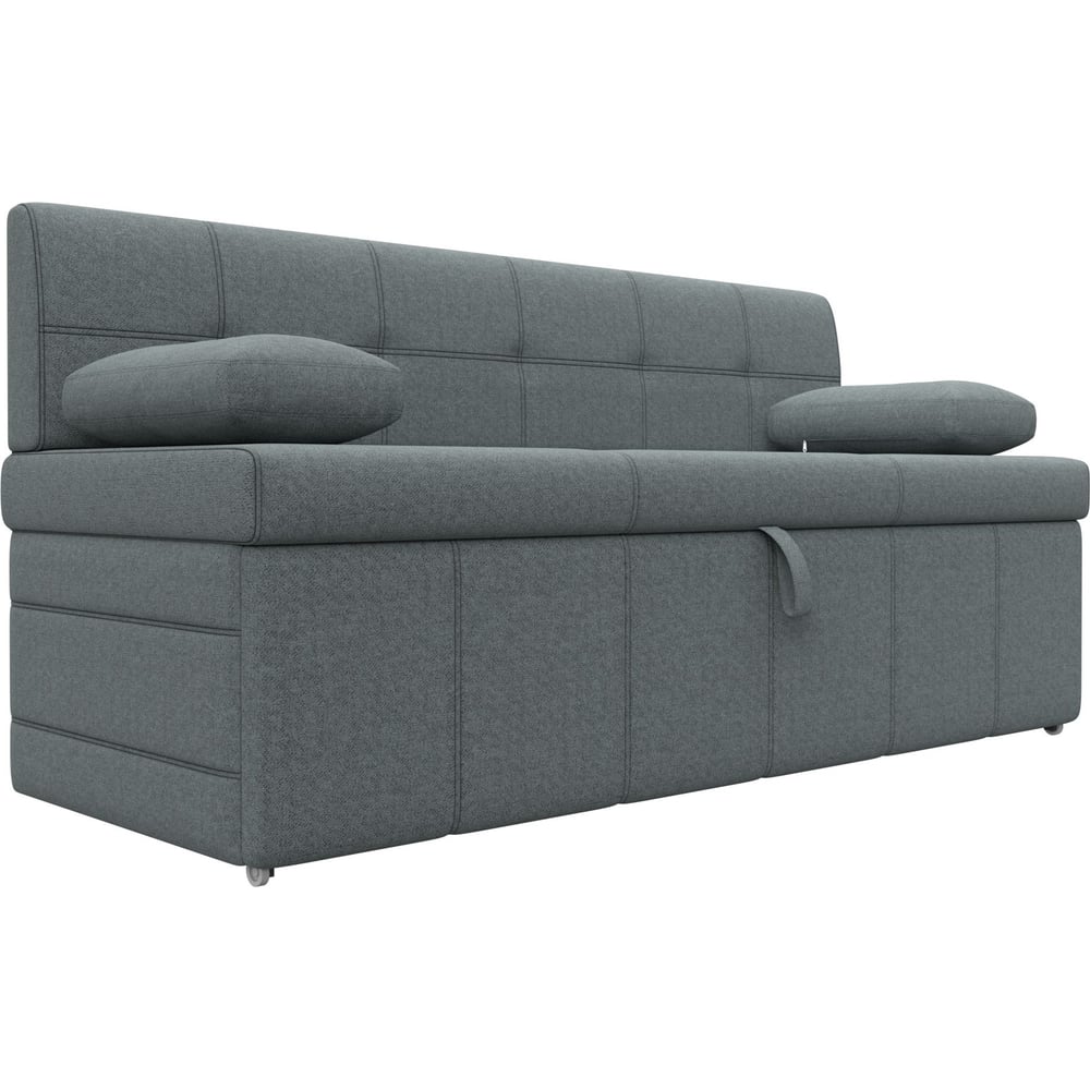 Изображение товара Современный кухонный диван Лига диванов Лео 123763 серый раскладной