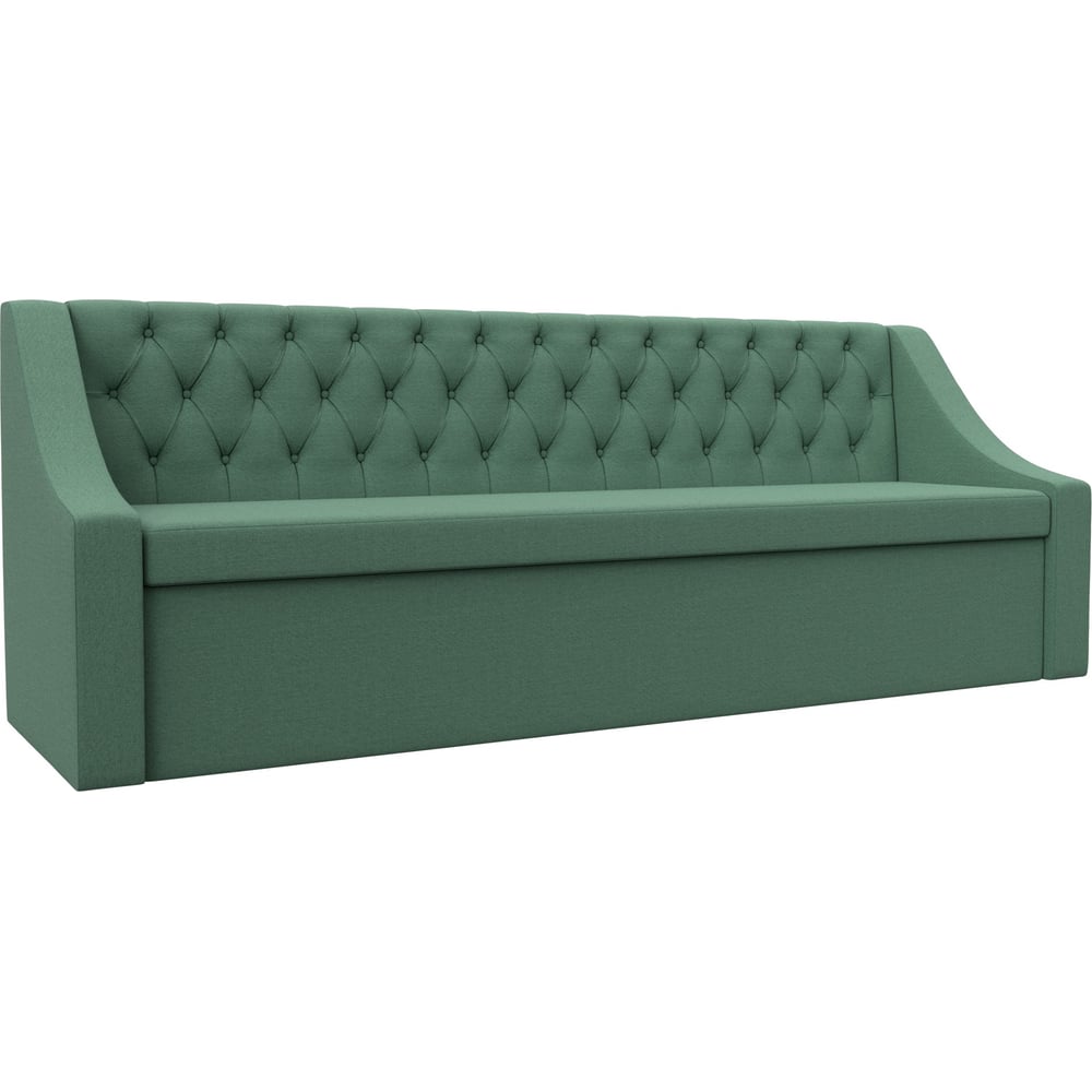 Изображение товара Прямой кухонный диван Лига диванов Мерлин 123197 зеленый