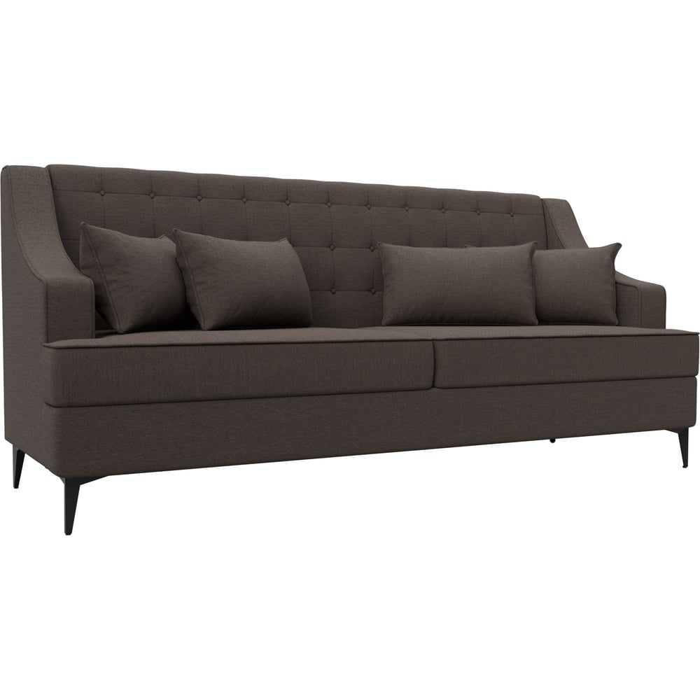 Изображение товара Прямой кухонный диван Лига диванов Марк 125871 коричневый современный стиль