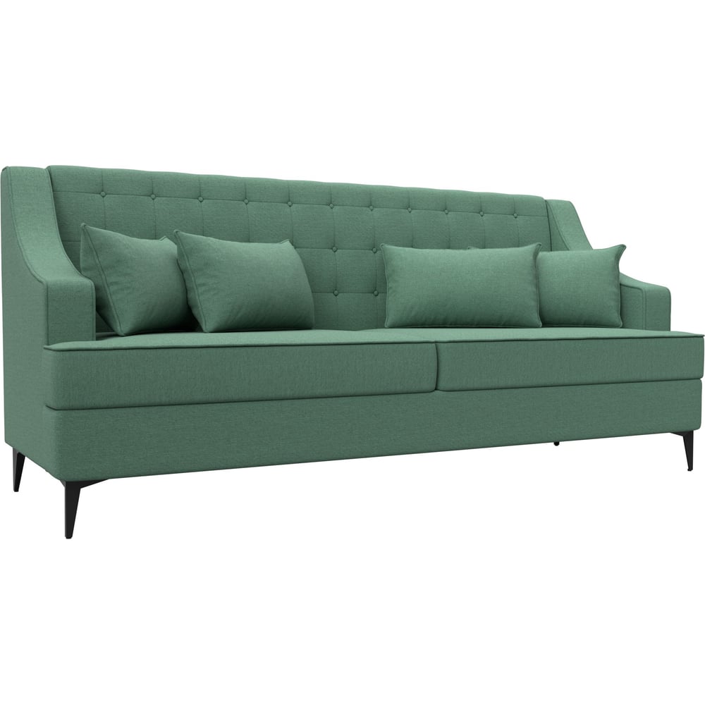 Изображение товара Кухонный диван Лига диванов Марк 125872 современный зелёный с подлокотниками