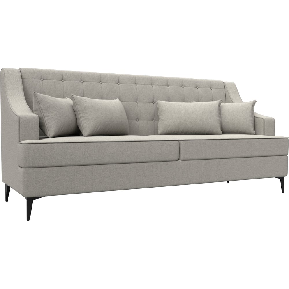 Изображение товара Кухонный диван Лига диванов Марк современный бежевый с подушками для 4 человек