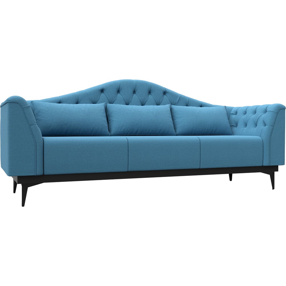 Изображение товара Прямой кухонный диван Лига диванов Флорида 123212 голубой