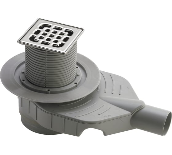 Изображение товара Трап для ванн гориз. VIEGA Advantix Top ф50, регулируемый с рамк. из нерж. 4914.10 669201