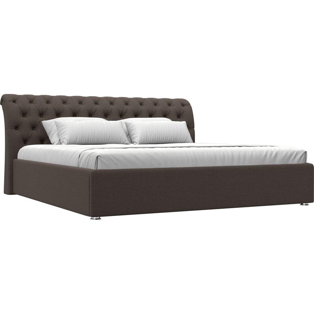 Изображение товара Интерьерная кровать Сицилия 200 коричневая со встроенным механизмом для хранения