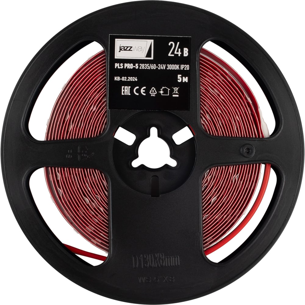 Изображение товара Светодиодная лента Jazzway PLS PRO-5 2835 60 LED/m 24В теплый белый IP20