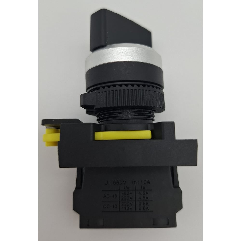 Изображение товара Переключатель ANDELI LA115-A5-10X/21 черный 2 положения с фиксацией IP65