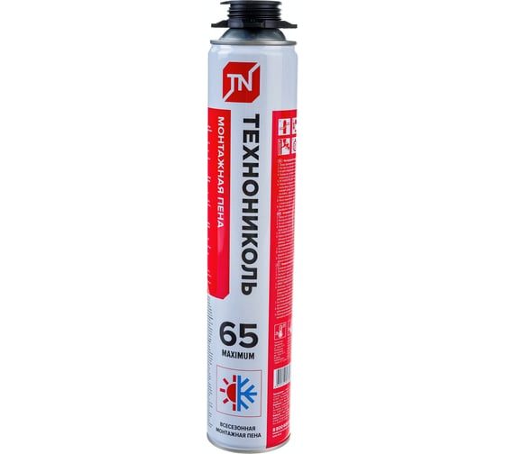 Изображение товара Монтажная профессиональная пена Технониколь 65 MAXIMUM всесезонная TN528370