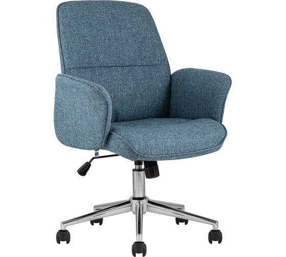 Изображение товара Офисный стул Стул Груп SIMONA, голубой THOMASINA TWEED BLUE