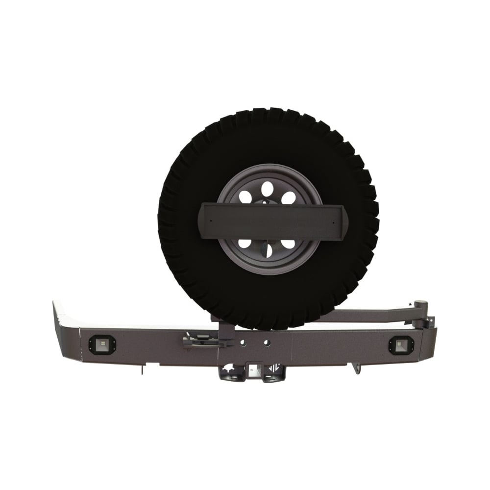 Изображение товара Бампер силовой задний STC для Lexus GX470 с креплениями и квадратом под фаркоп