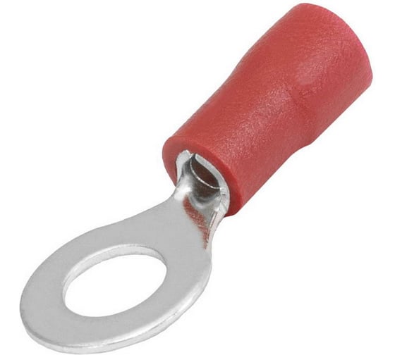 Изображение товара Наконечник кольцевой изолированный Pro Legend 1.25-5, 19 А, 22-16 AWG, красный, латунь луженая PL2969