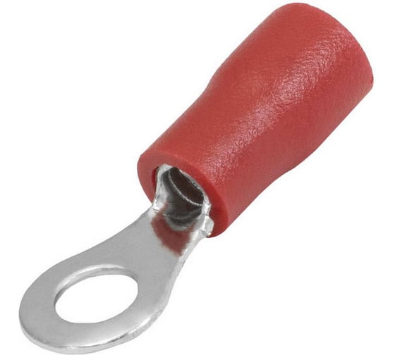Изображение товара Наконечник кольцевой изолированный Pro Legend 1.25-3.7, 19 А, 22-16 AWG, красный, латунь луженая PL2967