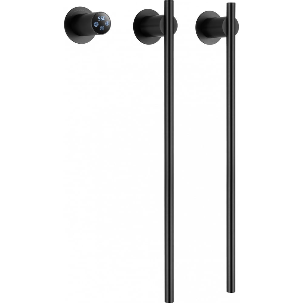 Изображение товара Электрический встроенный полотенцесушитель Wonzon & Woghand WW-A362-MB черный матовый