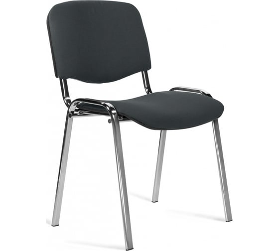 Изображение товара Офисный стул Easy Chair Изо С73 серый, ткань, металл хромированный 1280112