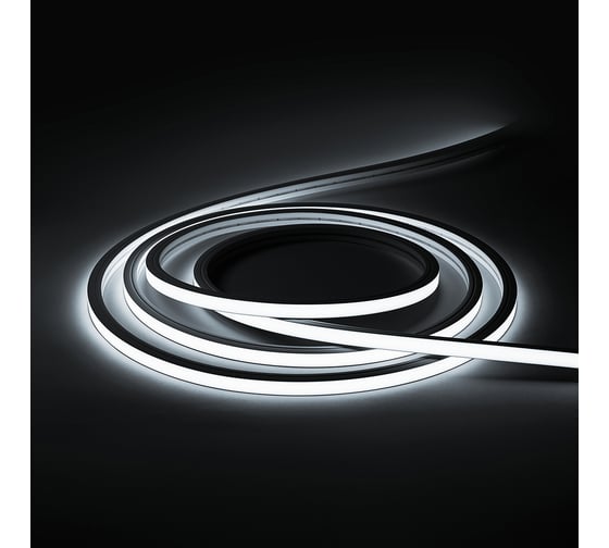 Изображение товара Гибкий неон MAKSBRIGHT 5 м, 10Вт/м, 24В, IP67, 16x15мм, 6000К холодный белый MB-ANF-SQ1615-CW-6000K