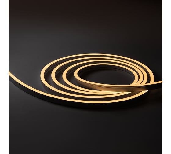 Изображение товара Гибкий неон MAKSBRIGHT 5 м, 24В, 10Вт/м, 12x20мм, 140LED/м, IP67, рез 50мм, тепл. белый, MB-ANF-RE1220-WW-3000K